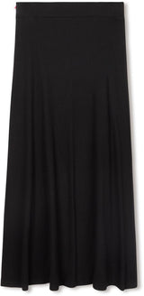Three Bows Girls Ribbed Camp Maxi Skirt
