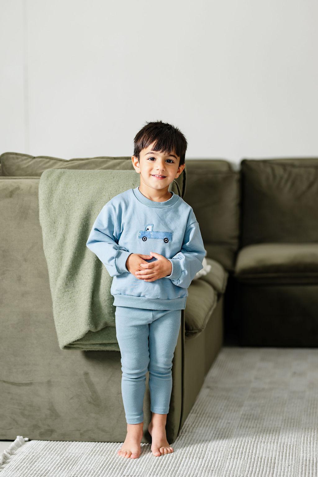 Pouf Baby Boys Truck Outfit