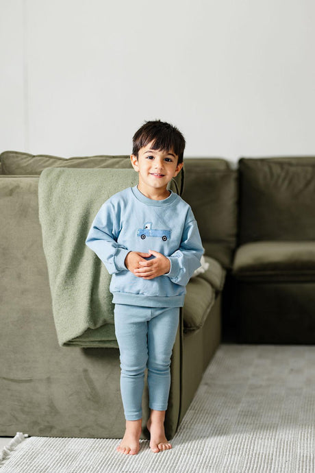 Pouf Baby Boys Truck Outfit