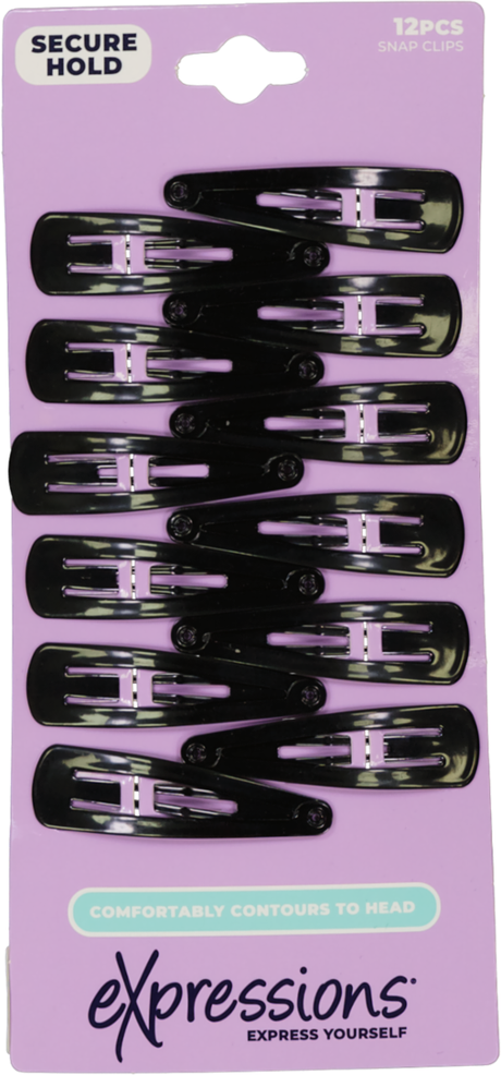 Expressions Snap Clips 12 Pack - AL9915A