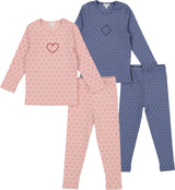 Bonjoy Boys Girls Rubber Detail Cotton Pajamas - WL26031P