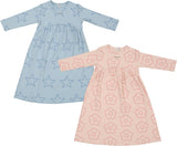 Bonjoy Girls Flower/Star Print Dress - BTSS26002D