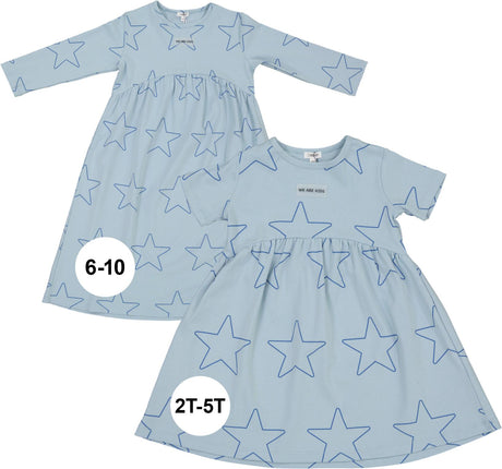 Bonjoy Girls Flower/Star Print Dress - BTSS26002D
