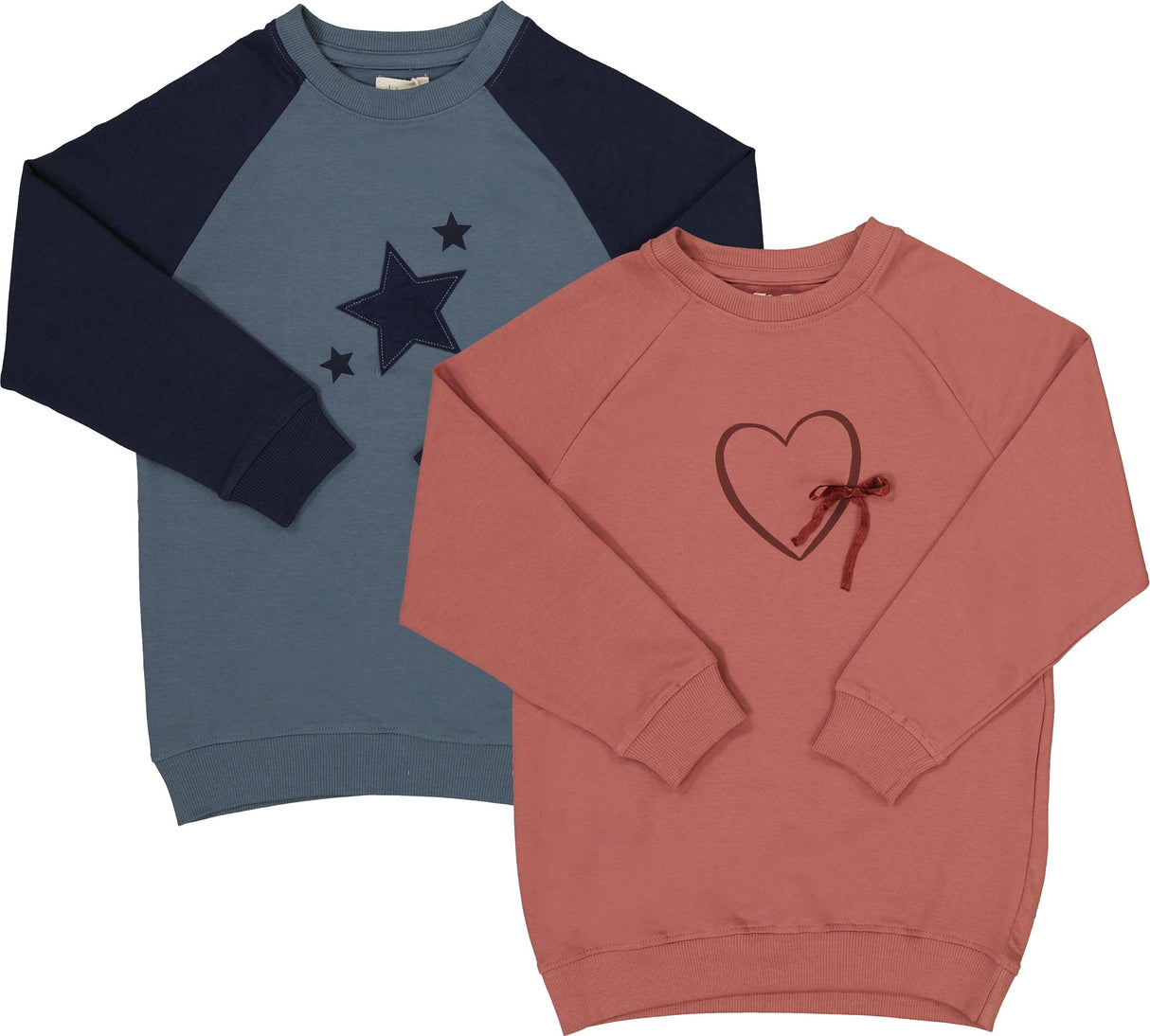 Ely's & Co Boys Girls Heart/Star Sweatshirt - AW26-0051-0053
