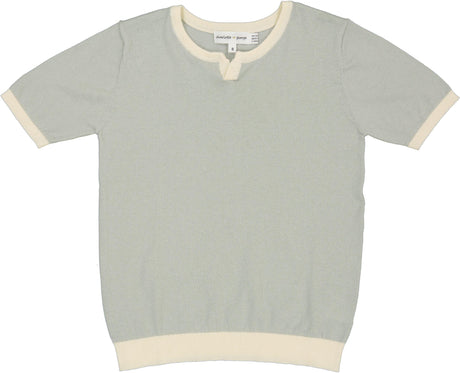 Charlotte & George Boys Short Sleeve Sweater - SB4CP5051