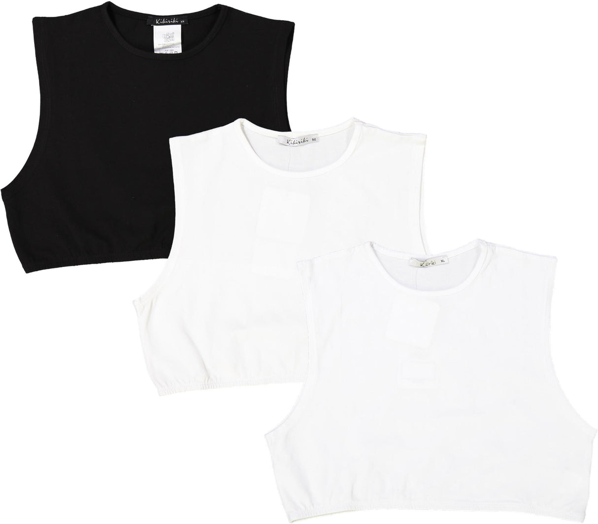 Kiki Riki Womens Sleeveless Crop Shell - 14915