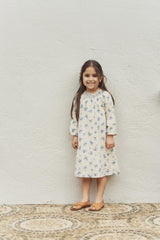 Hopscotch Girls Woven Textured Dress - SB4CP5011D
