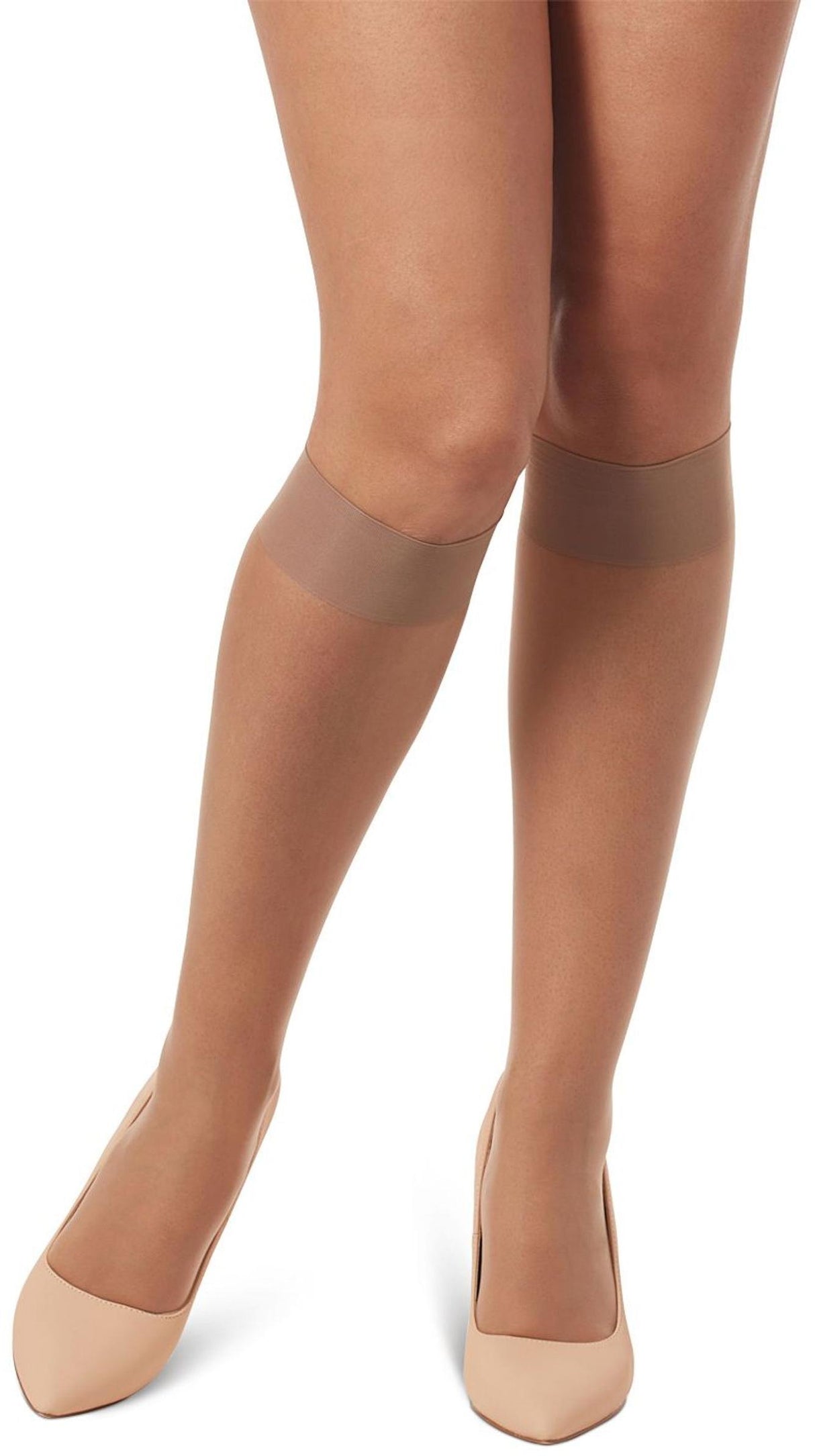 Melas Womens Matte Micro Sheer 10 Denier Knee High - AS-317