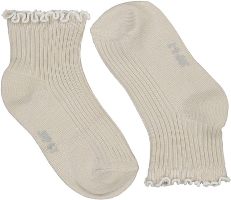 JRP Girls Contrast Lettuce Midcalf Crew Socks - MCTL