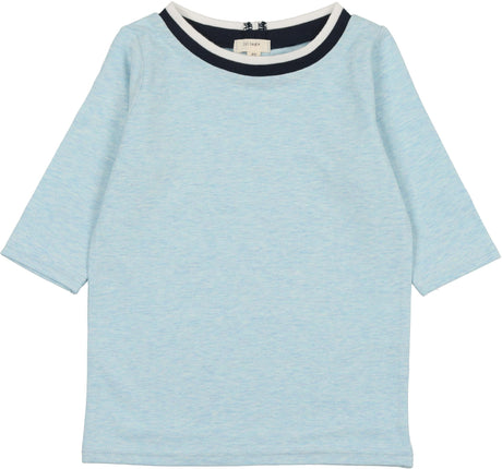 Lil Legs Blue Collection Girls 3/4 Sleeve T-shirt Tee