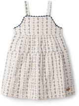 Charlotte & George Girls Stripe Floral Quilted Jumper - WB5CP7246J