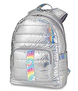 Top Trenz Metallic Puffer Tie Dye Strip Backpack - BP-PUFV2TIEDYE