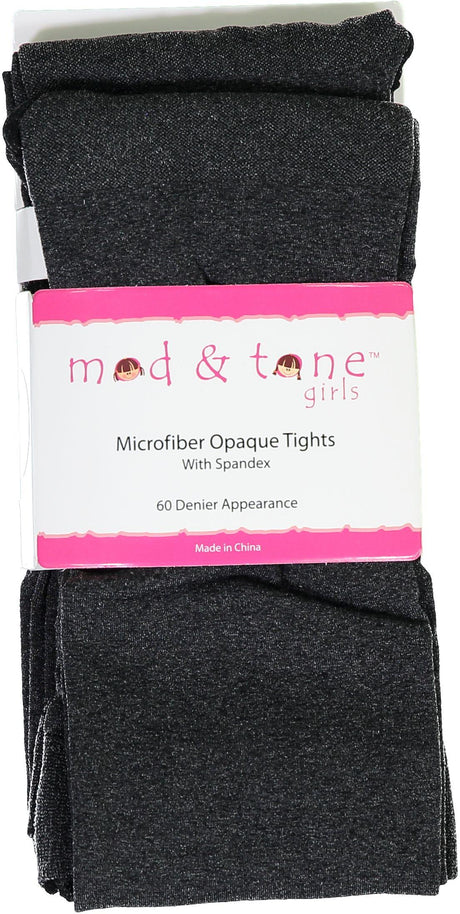 Mod & Tone Girls Microfiber Tights 2 Pack - 672