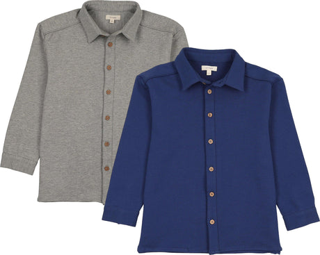 Analogie by Lil Legs Limited Capsule No Words Collection Boys Long Sleeve Shirt - AF26T730C