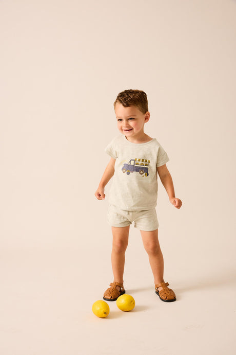 Analogie by Lil Legs Lil People Collection Baby Boys Toddler Lemon Outfit Set - LPLTSB