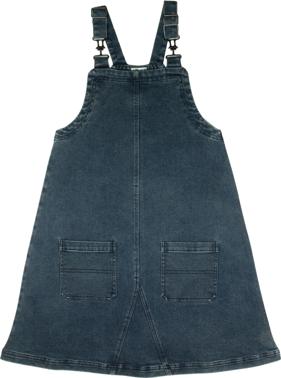 Crew Kids Girls Denim Jumper - AL3009 Blue / 10 Crew Kids Girls Denim Jumper - AL3009 Blue / 10