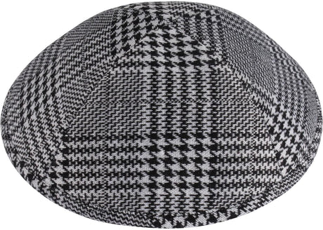 iKippah Boys Houndstooth Plaid Yarmulka