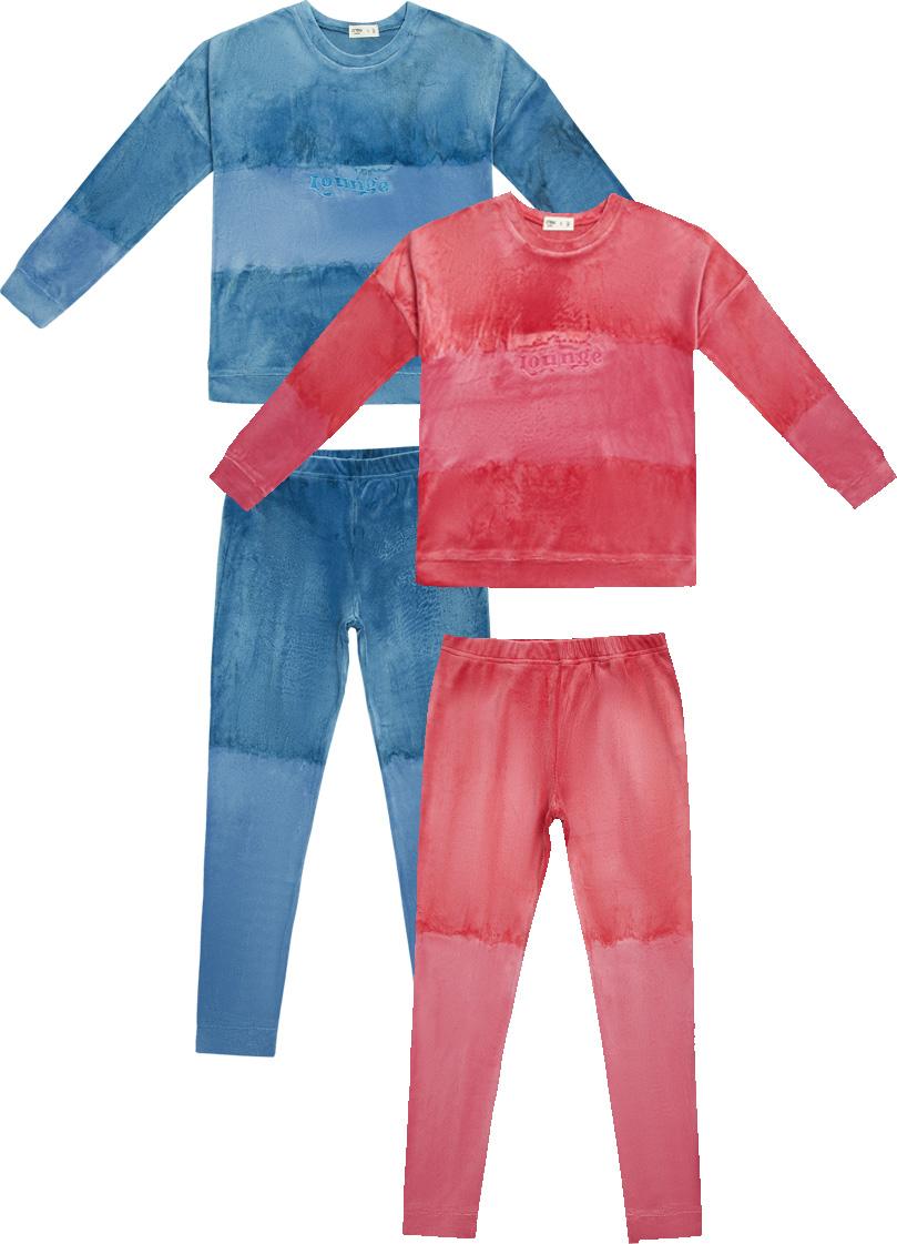 Crew Kids Boys Girls Tie Dye Velour Pajamas - SG3016