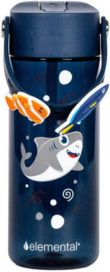 Elemental SPlash Charm Shark 18 oz Water Bottle - ETR18SF31C