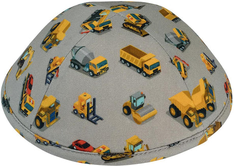 iKippah Boys Construction Vehicles Yarmulka