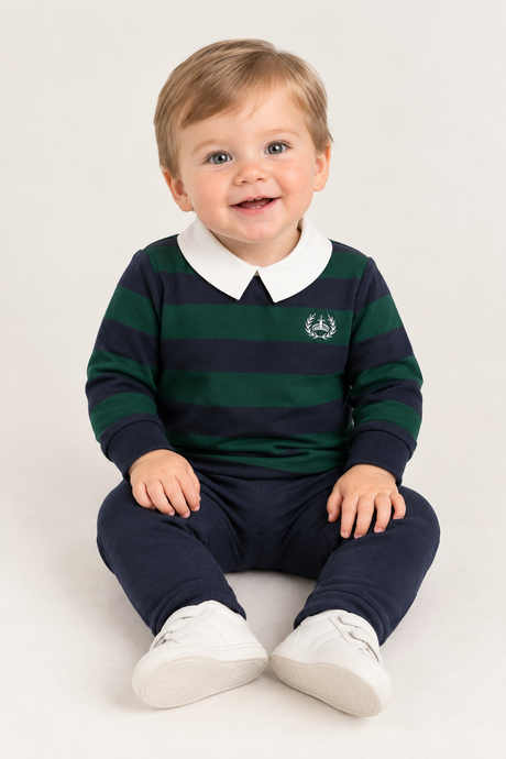Teela Baby Boys Girls Stripe Outfit - 23-044