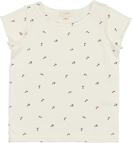Lil Legs Printed Collection Girls Short Sleeve T-shirt Tee