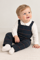 Rompp Boys Plaid Overall - W26-818RMP