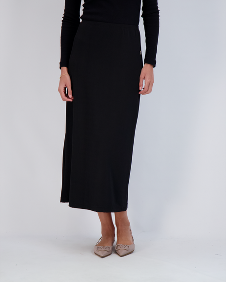 Monte Carlo Womens Ribbed Maxi Skirt 36 Inches - M472R