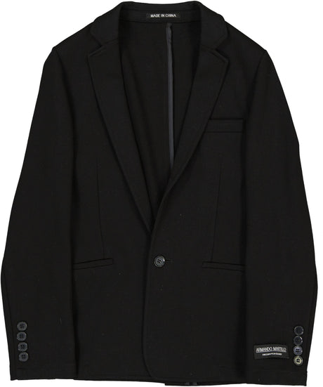 Armando Martillo Boys Stretch Knit Blazer - 613J