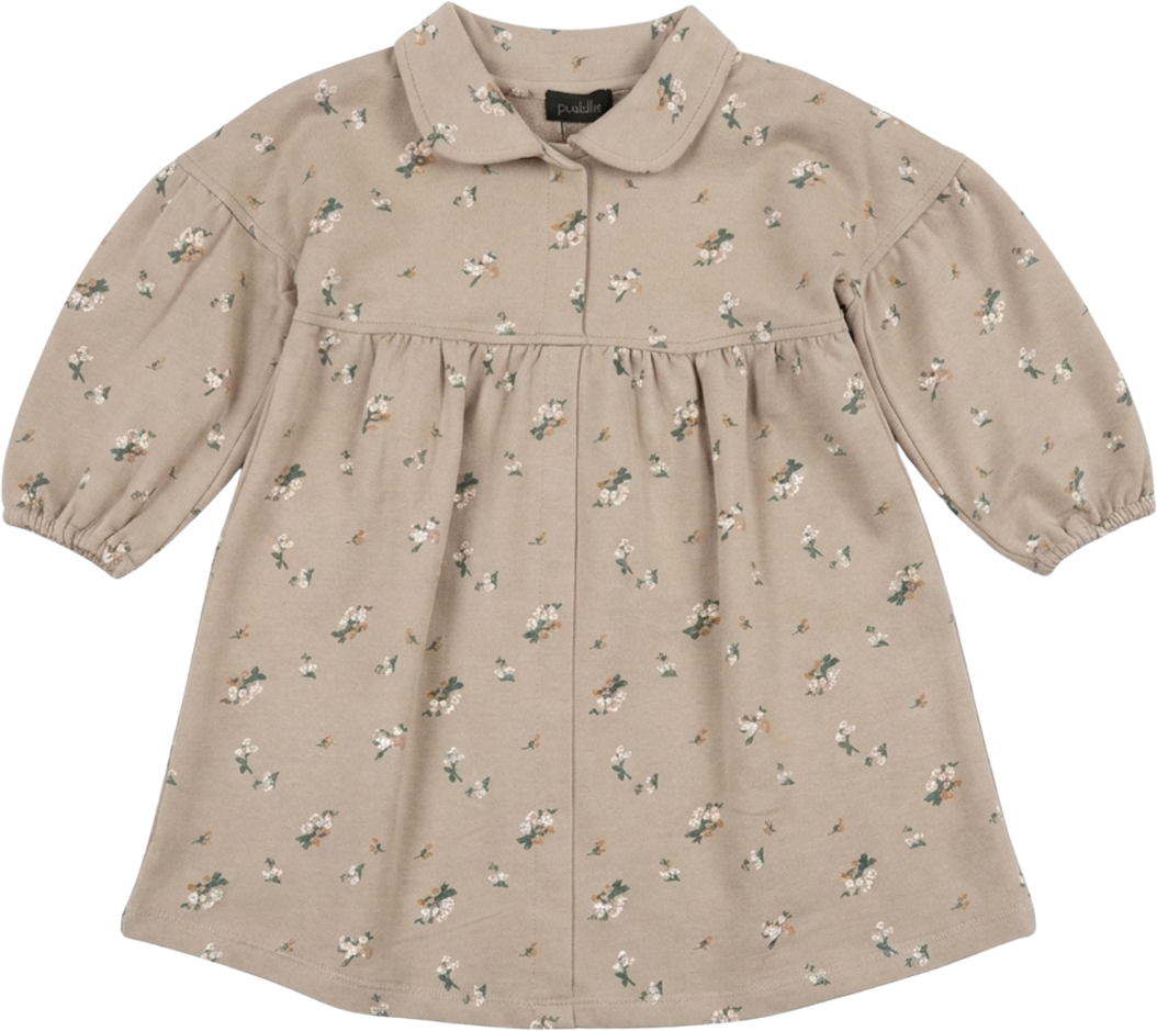 Puddles Girls Floral Print Dress - WB6CY3039D