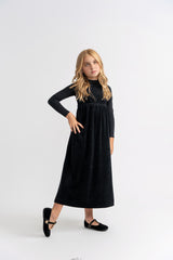 Seal Girls Dotted Velour Maxi Jumper Robe - WB5CY2797