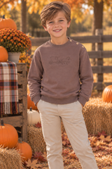 Chambray Boys Ranch Sweatshirt - AW117