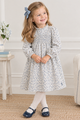 Rompp Girls Printed Corduroy Dress - W26-816DR