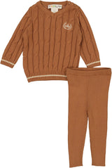 Teela Baby Boys Cable Knit Outfit - 23-128