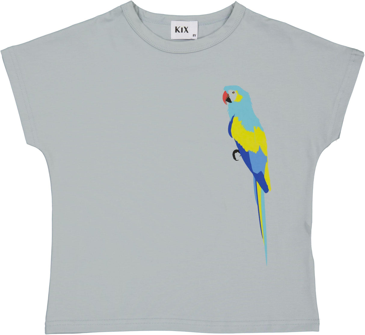 Kix Boys Girls Parrot Print Short Sleeve T-shirt - 1216