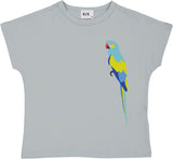 Kix Boys Girls Parrot Print Short Sleeve T-shirt - 1216