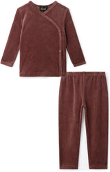 Seal Girls Velour Dotted Pajamas - WB5CY2797EG