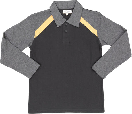 Leo & Zachary Boys Long Sleeve Polo Shirt - PLS14