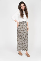 Ginger Teens Womens Zebra Crinkle Maxi Skirt - SB3CPT4850