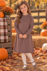 Chambray Girls Ranch Dress - AW114/AW115