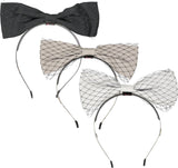 Dazzle Girls Net Bow Headband - 2067