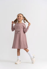Puddles Girls Corduroy Pocket Dress - WB5CY2803D