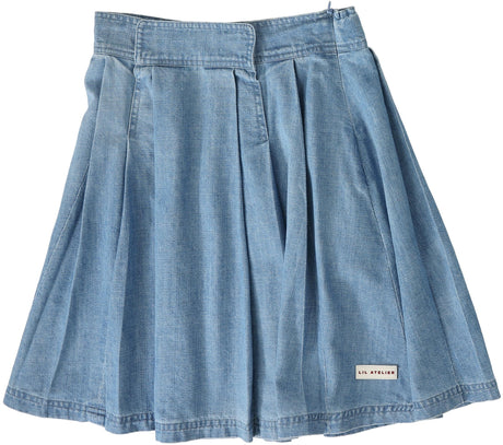Analogie by Lil Legs Denim City Collection Girls Pleated Skirt - DCPSK