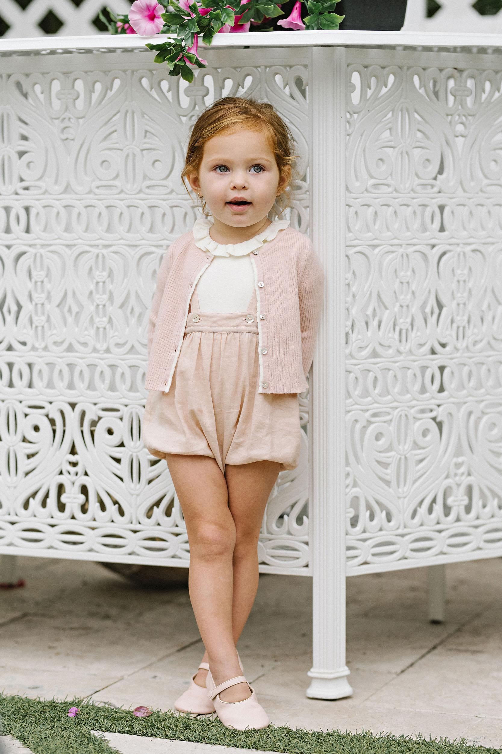 Analogie by Lil Legs Embroidered Linen Collection Baby Boys Girls