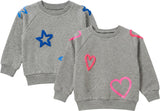 FYI Boys Girls Stars/Hearts Sweatshirt - WB6CP7463