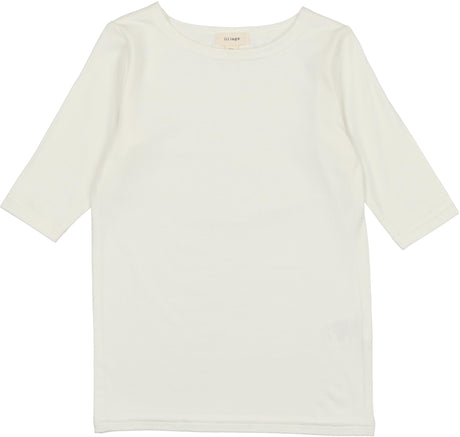 Lil Legs Shabbos Basic Collection Girls Bamboo 3/4 Sleeve T-shirt Tee