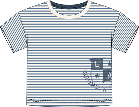 Analogie by Lil Legs Denim City Collection Boys Short Sleeve T-shirt Tee - DCBT