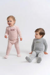 Whipped Cocoa Baby Boys Girls Bro Sis Velour Stretchie - WB5CY2811