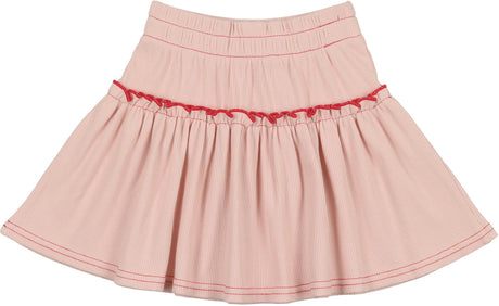 Lil Legs Solid Collection Girls Drop Waisted Skirt