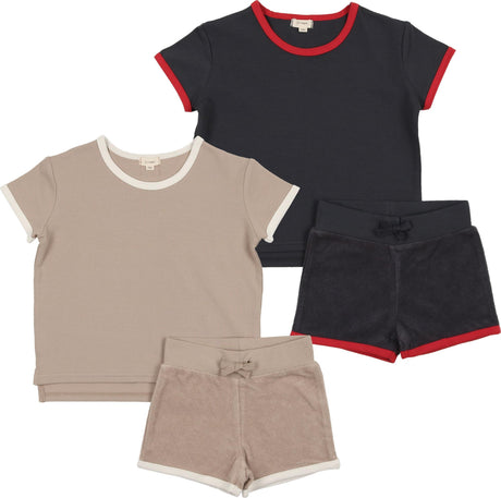 Lil Legs Solid Collection Baby Toddler Boys Outfit Set